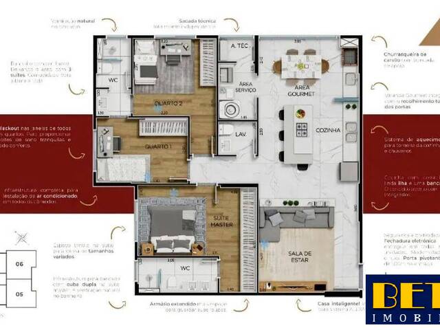 #7119 - Apartamento para Venda em Jacareí - SP - 2