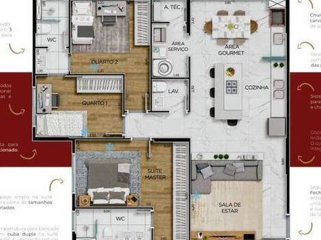 #7721 - Apartamento para Venda em Jacareí - SP - 2